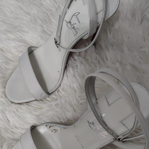Christian Louboutin Loubigirl 100 Leather Sandal - Picture 2 of 4